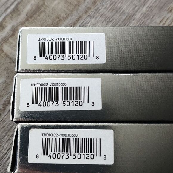 HAUS LABORATORIES by Lady Gaga: LE RIOT LIP GLOSS, Violet Disco (Set of 3) New - Picture 4 of 11